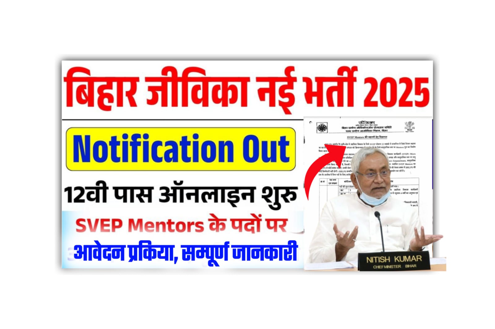 Bihar Jeevika Mentor Vacancy 2025: Bihar Jeevika took out the new recruitment of 12th pass manter, know what is the application process and the last date?