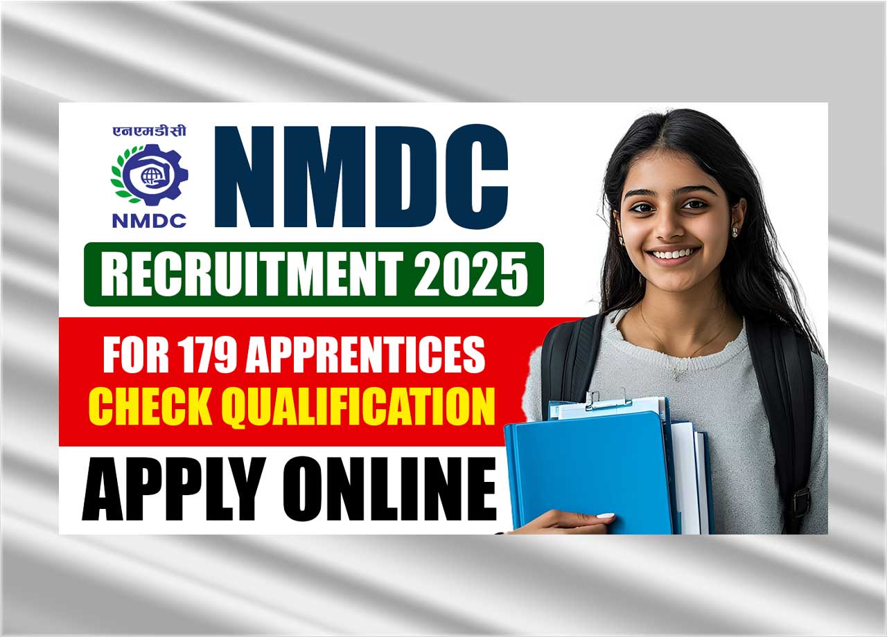 NMDC Recruitment 2025 For 179 Apprentices – Check Qualification, Dates And Registration Process