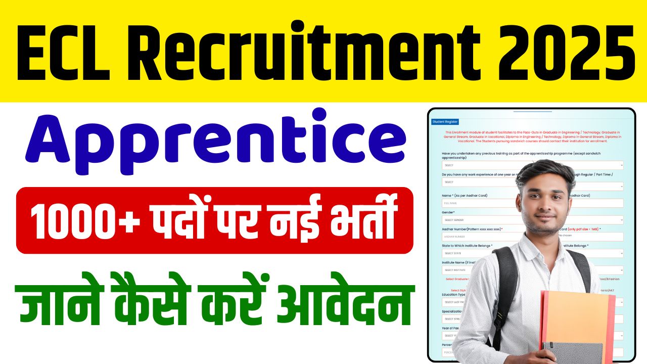 ECL Apprentice Recruitment 2025: Apply Online For 1,123 Graduate & Technician Apprentice Vacancies – Eligibility, Dates, And Selection Process